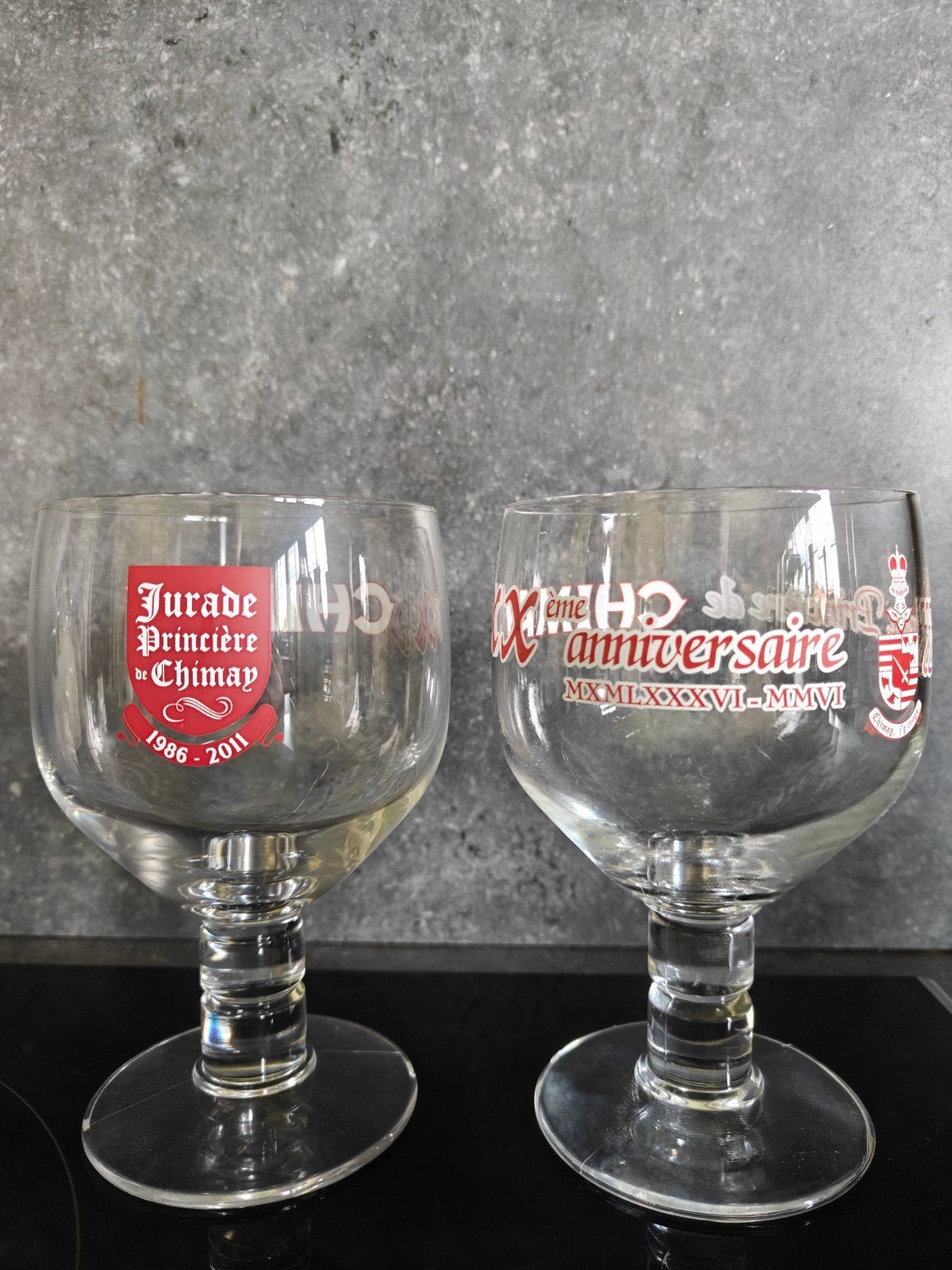 verres Trappist Chimay Furade Princière de Chimay, Collections, Enlèvement ou Envoi