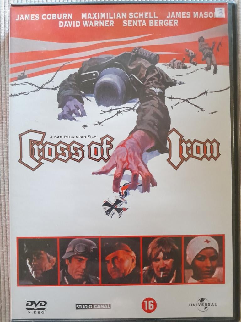Cross of iron, 1960 tot 1980, Vanaf 16 jaar, Ophalen of Verzenden, Zo goed als nieuw