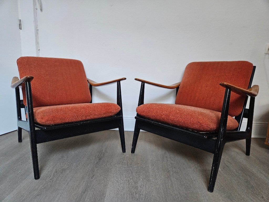 Set. 2  Fauteuils in Vintage staat., Enlèvement, Utilisé, Bois
