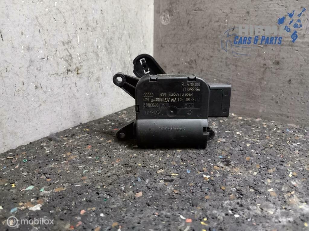 Kachelklepmotor Seat Leon 1P BOSCH 1K0907511B 2005 t/m 2013, Autos : Pièces & Accessoires, Climatisation & Chauffage, Enlèvement ou Envoi