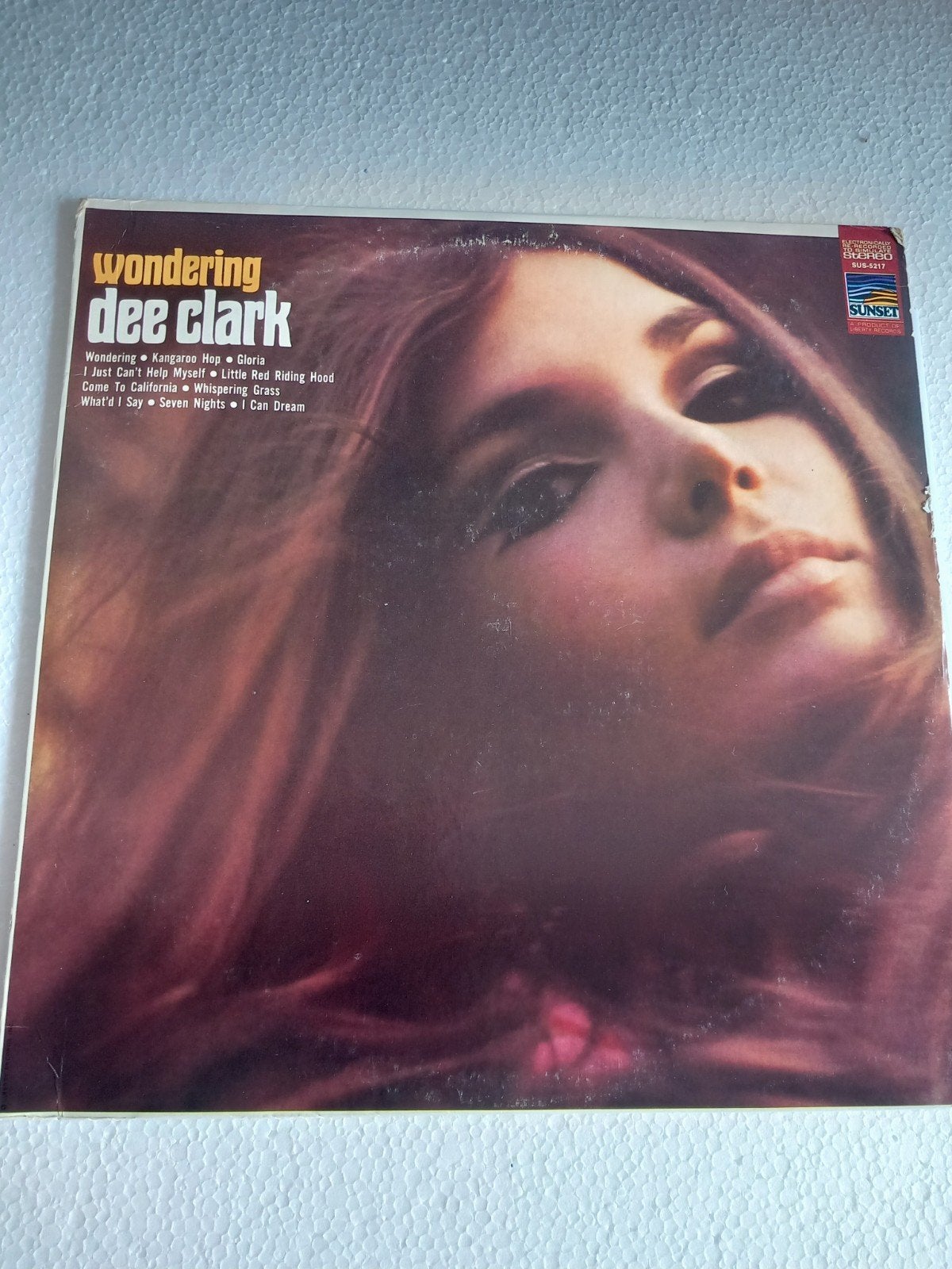 DEE CLARK. WONDERING. 1968 R&B USA LP, Enlèvement ou Envoi, LP