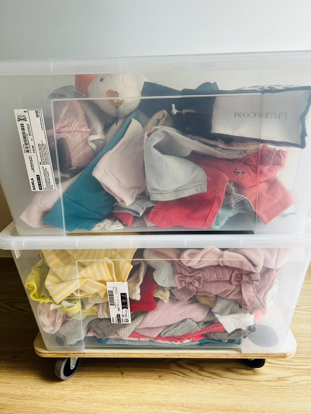 2 bakken baby kleedjes ideale starterskit 💝, Kinderen en Baby's, Ophalen, Zo goed als nieuw