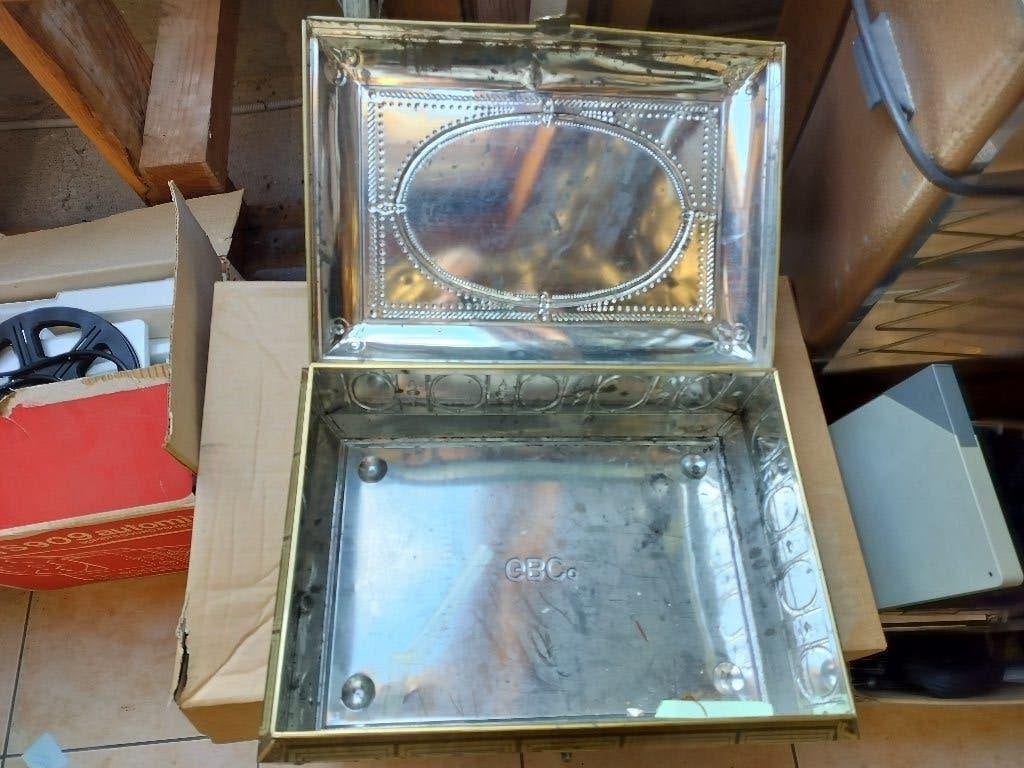 Grote Vintage GBCo Blikken Kist Jaren '50/'60, Ophalen of Verzenden, Gebruikt