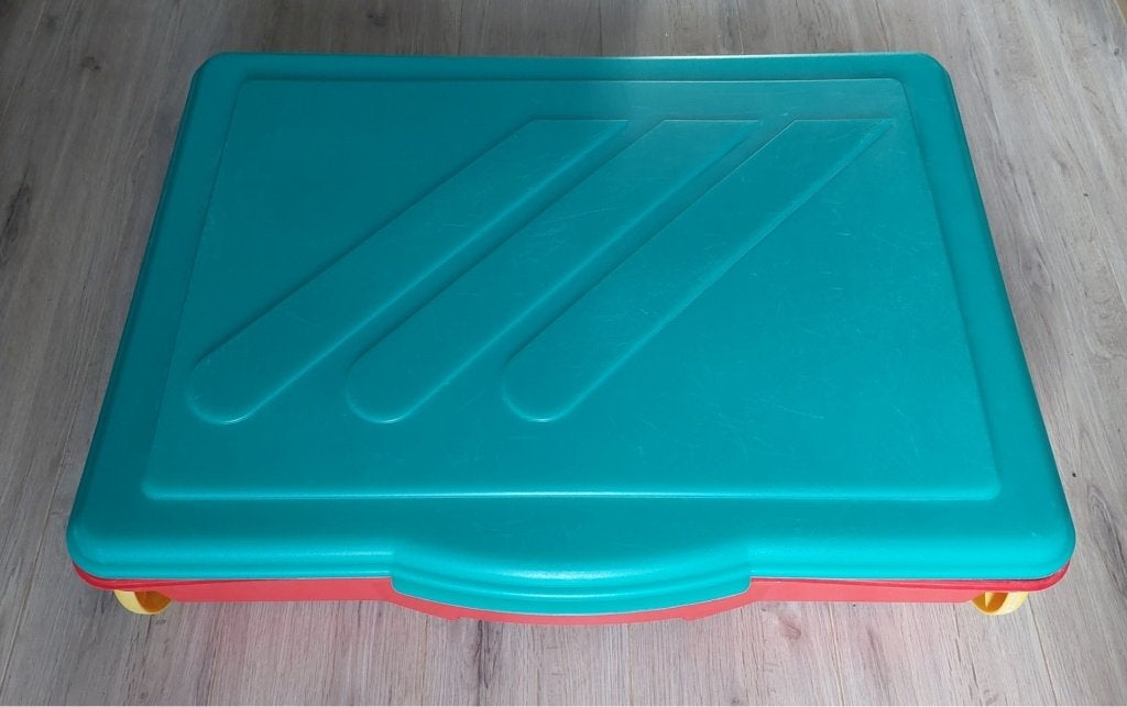 plastic opbergkoffer op wieltjes, Ophalen