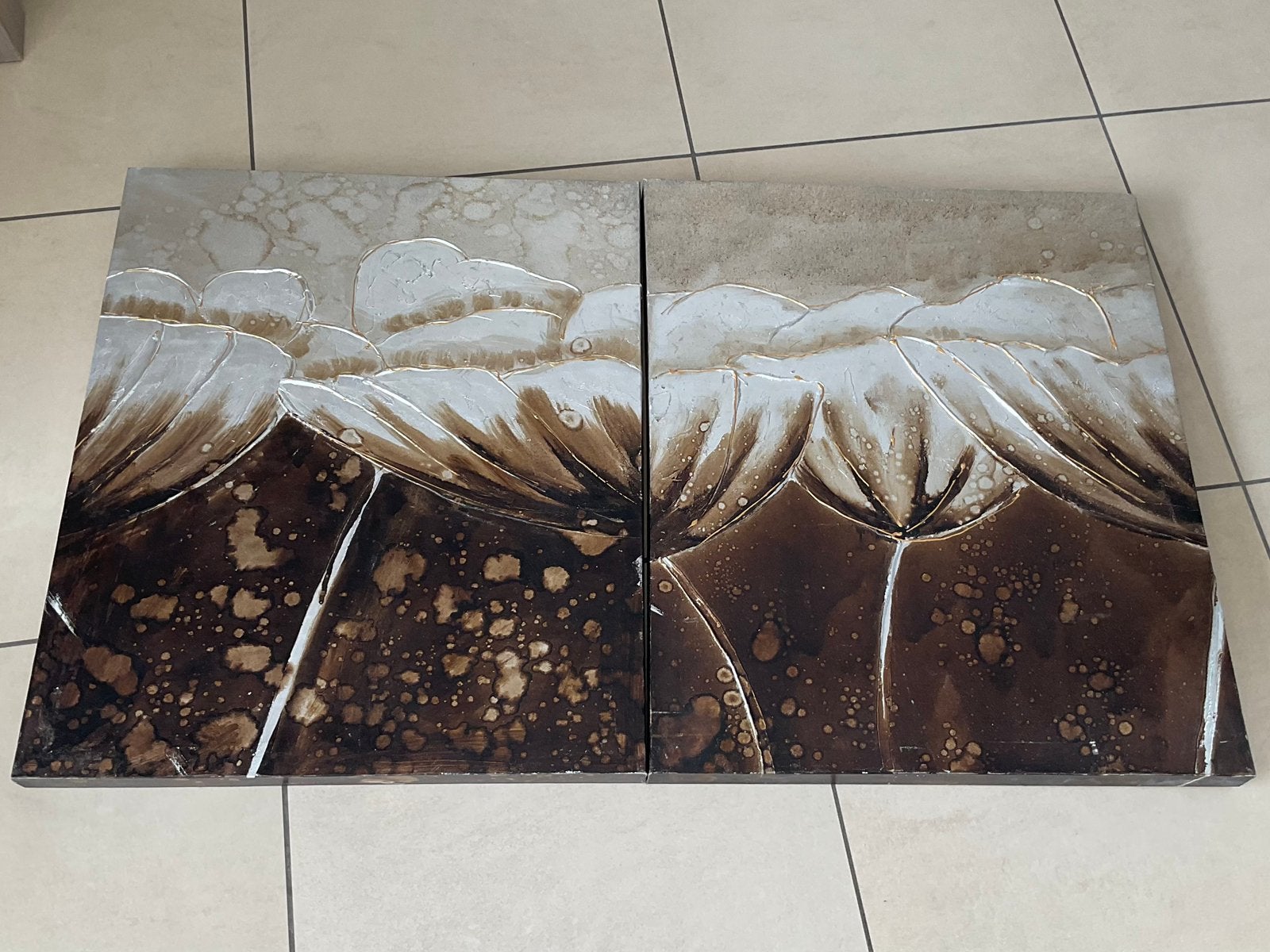 2 tableaux décoratifs, Antiquités & Art, Enlèvement ou Envoi