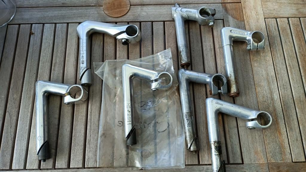 Stems, vélo de route en acier, Campagnolo, 3ttt..., Enlèvement, Comme neuf