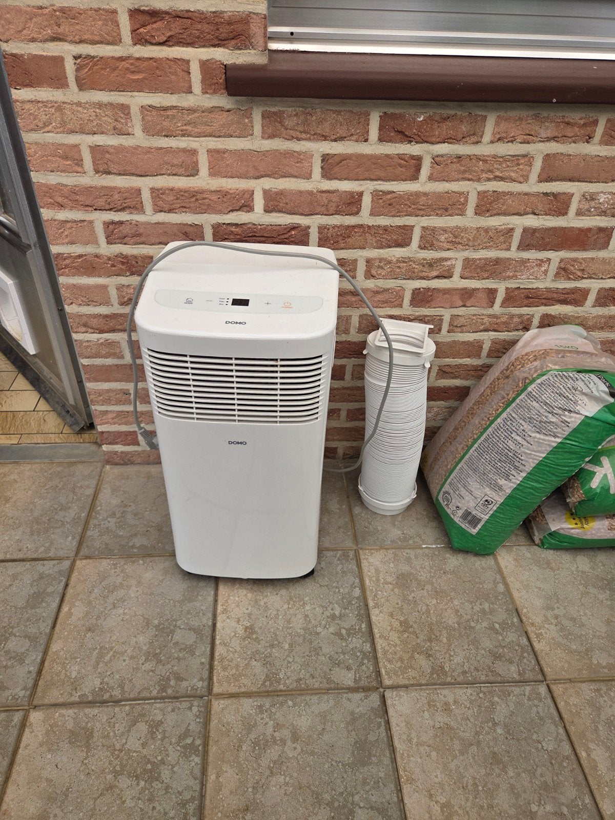 mobiele airco, Ophalen, Mobiele airco