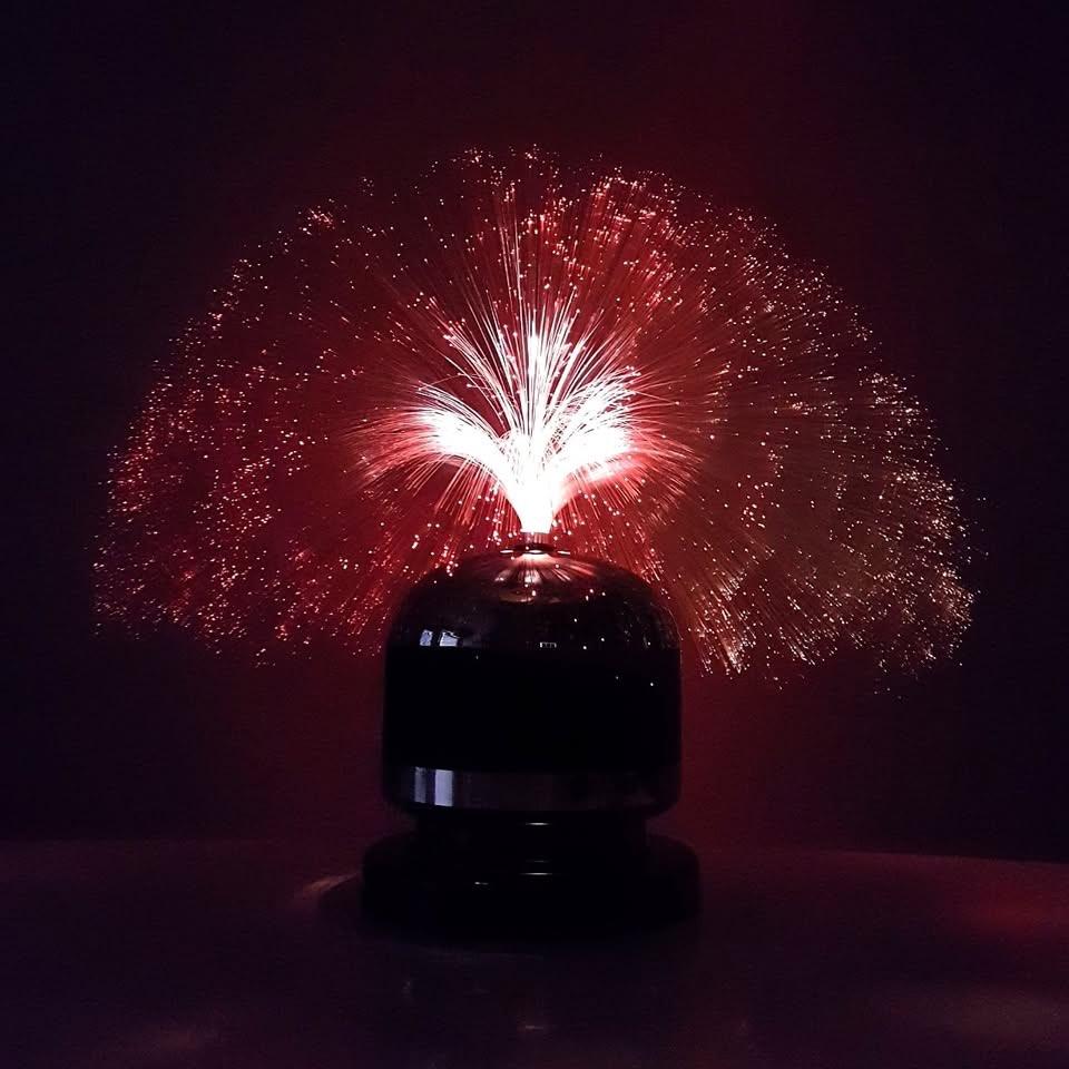 space age glasvezel lamp jaren 60/70., Ophalen, Huis en Inrichting