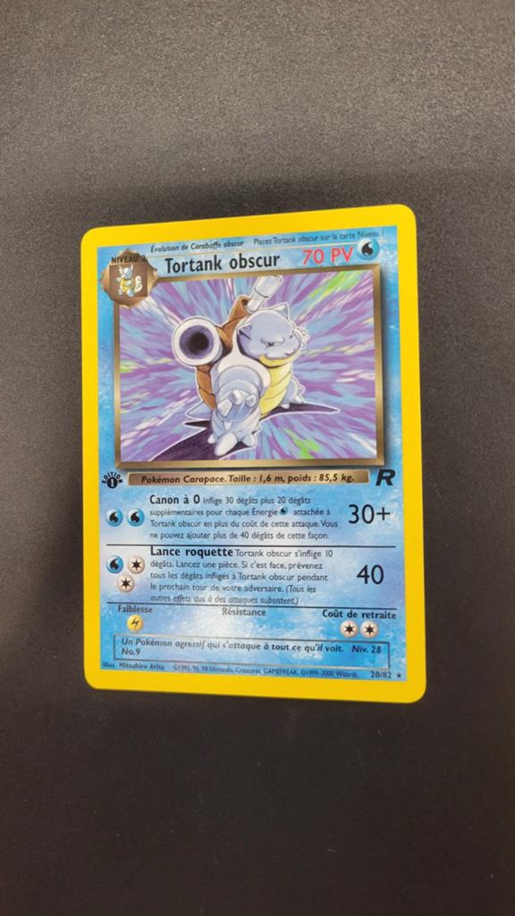 Pokémon Tortank Obscur 20/82 Édition 1 NM  Rocket PCA PSA, Hobby en Vrije tijd, Verzamelkaartspellen | Pokémon, Zo goed als nieuw