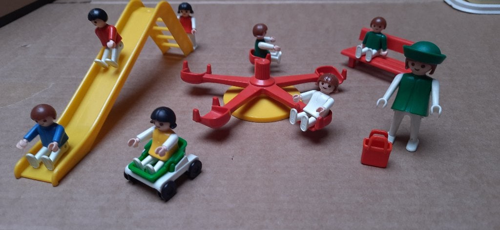 Vintage Playmobil 3416 - Speeltuin, Enlèvement ou Envoi, Autres séries, Kit complet, Utilisé