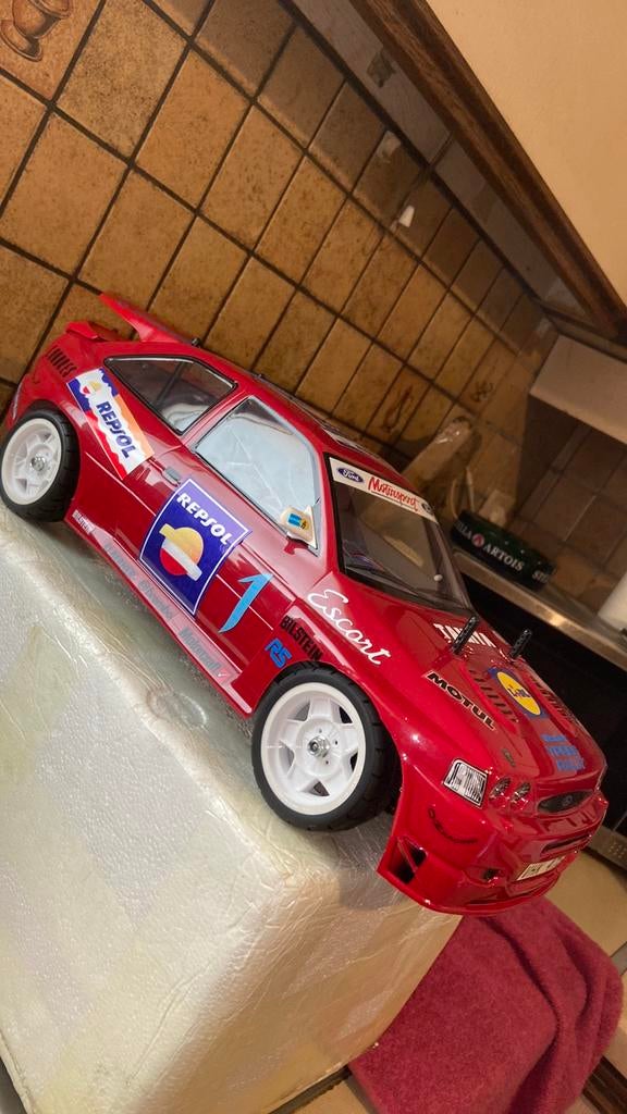 RC Tamiya Ford Escort RS COSWORTH TL-01 4 WD, Neuf, Échelle 1:10, Enlèvement ou Envoi, Voiture on road