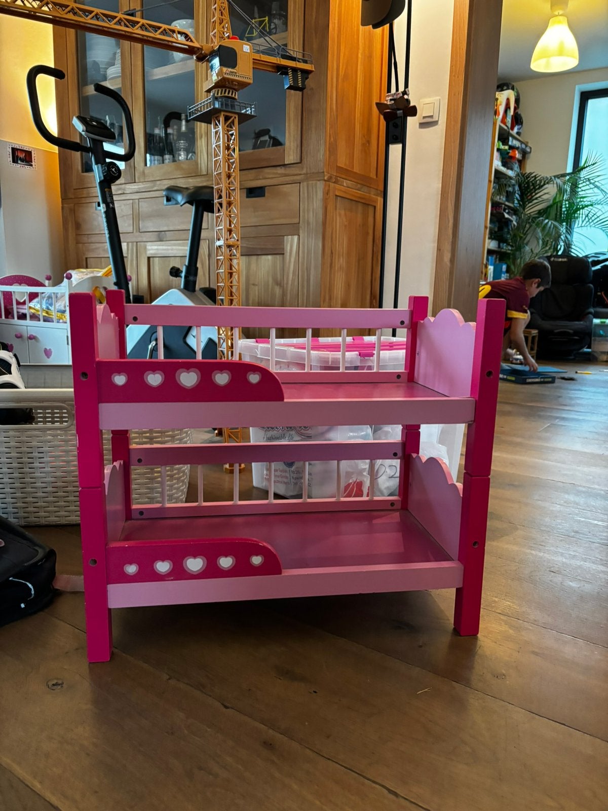 Lit bebes jumeaux, Kinderen en Baby's, Speelgoed | Poppen, Ophalen, Zo goed als nieuw