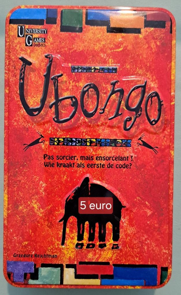 Spel - UBONGO, Hobby en Vrije tijd, University Games, Nieuw, Ophalen of Verzenden, Een of twee spelers