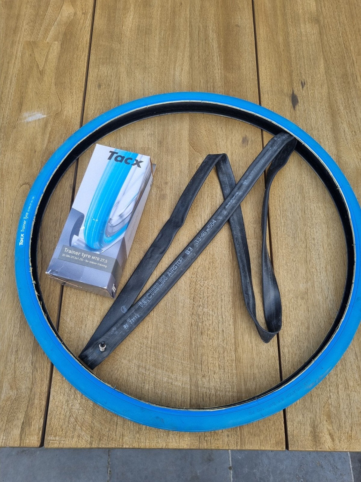 Tacx band MTB 27,5" + Binnenband, Fietsen en Brommers, Ophalen of Verzenden, Zo goed als nieuw, Bandgereedschap