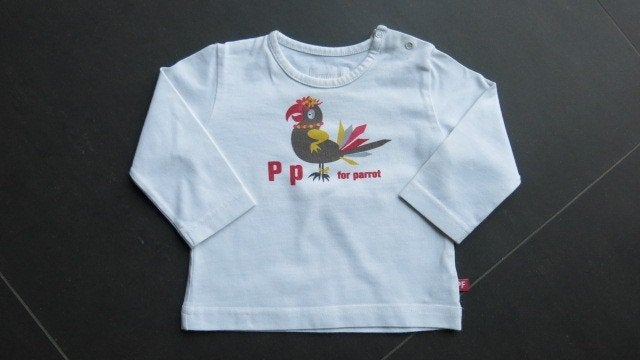 Witte longsleeve van P'tit filou (maat 68), Gebruikt, Meisje, P'tit Filou, Ophalen of Verzenden
