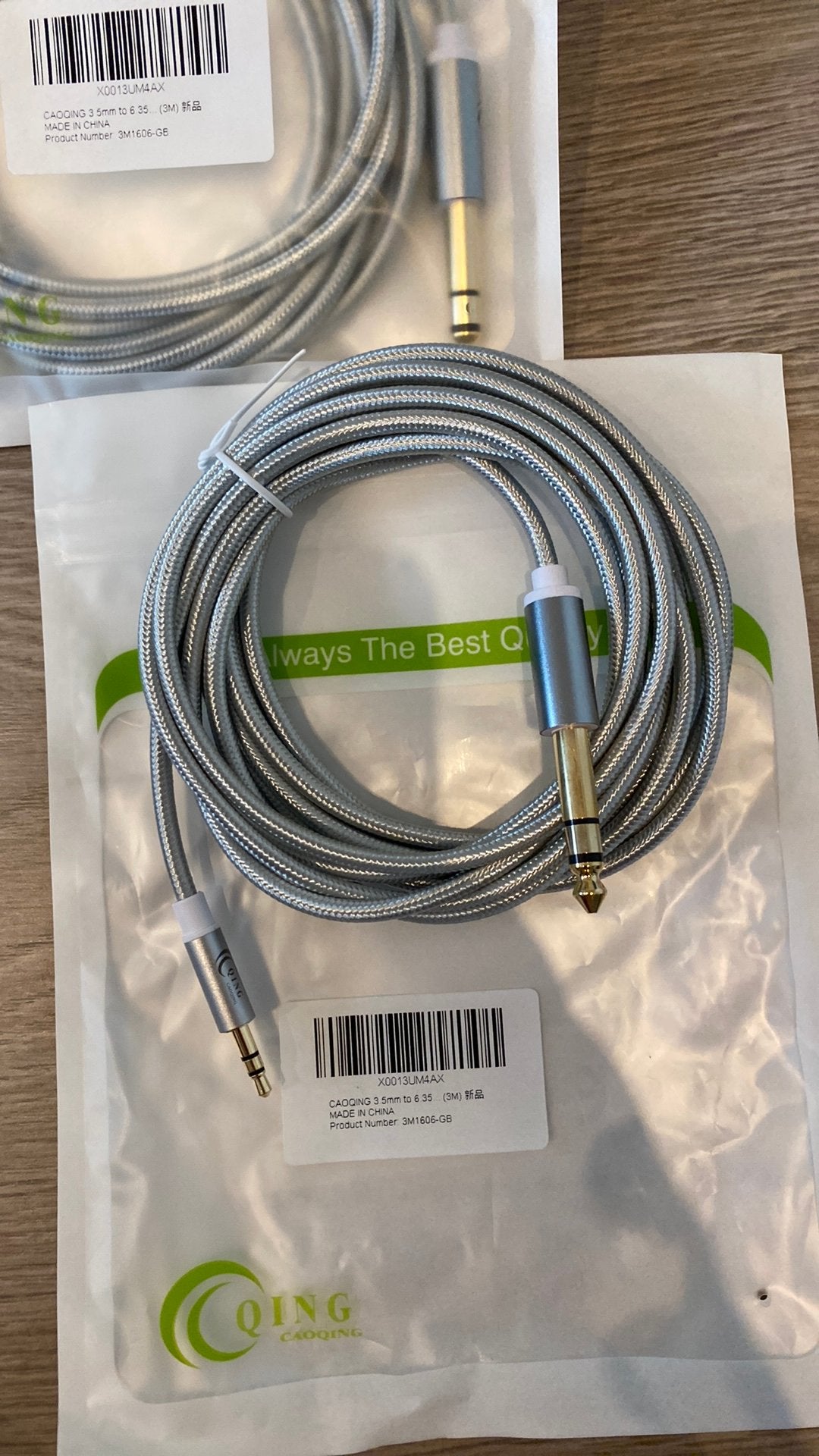Jack 3,5mm️➡️Jack 6,35mm, lengte 3m, Enlèvement, Neuf