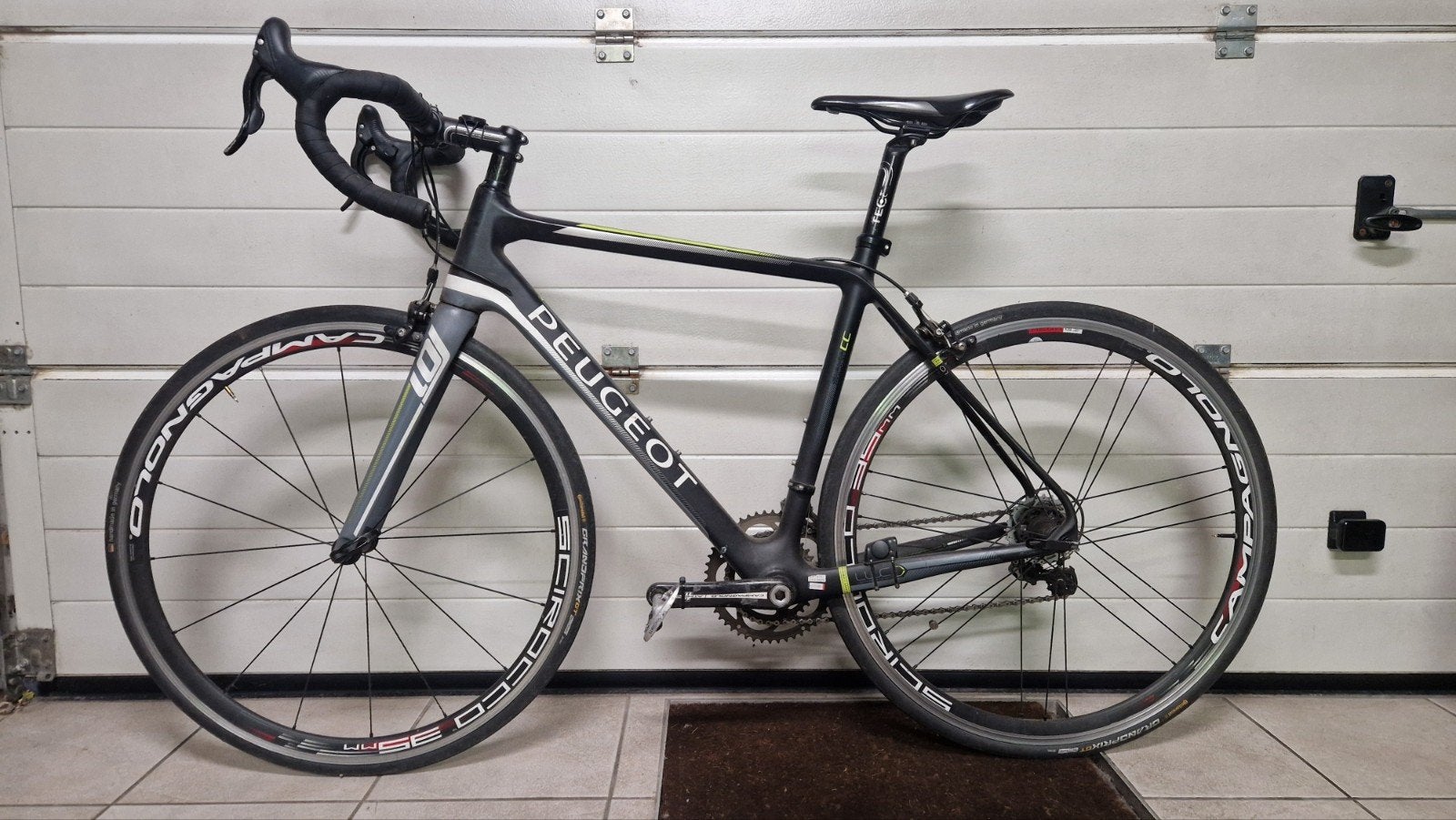 Racefiets Peugeot R01 carbon campagnolo, Fietsen en Brommers, Gebruikt, Carbon, 49 tot 53 cm, Meer dan 20 versnellingen