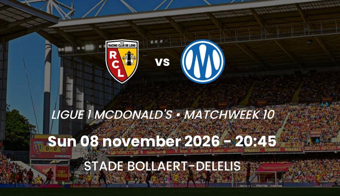 2 tickets RC Lens - Olympique Marseille 8/11/2026 ligue 1, Tickets en Kaartjes, Losse kaart, Twee personen, November