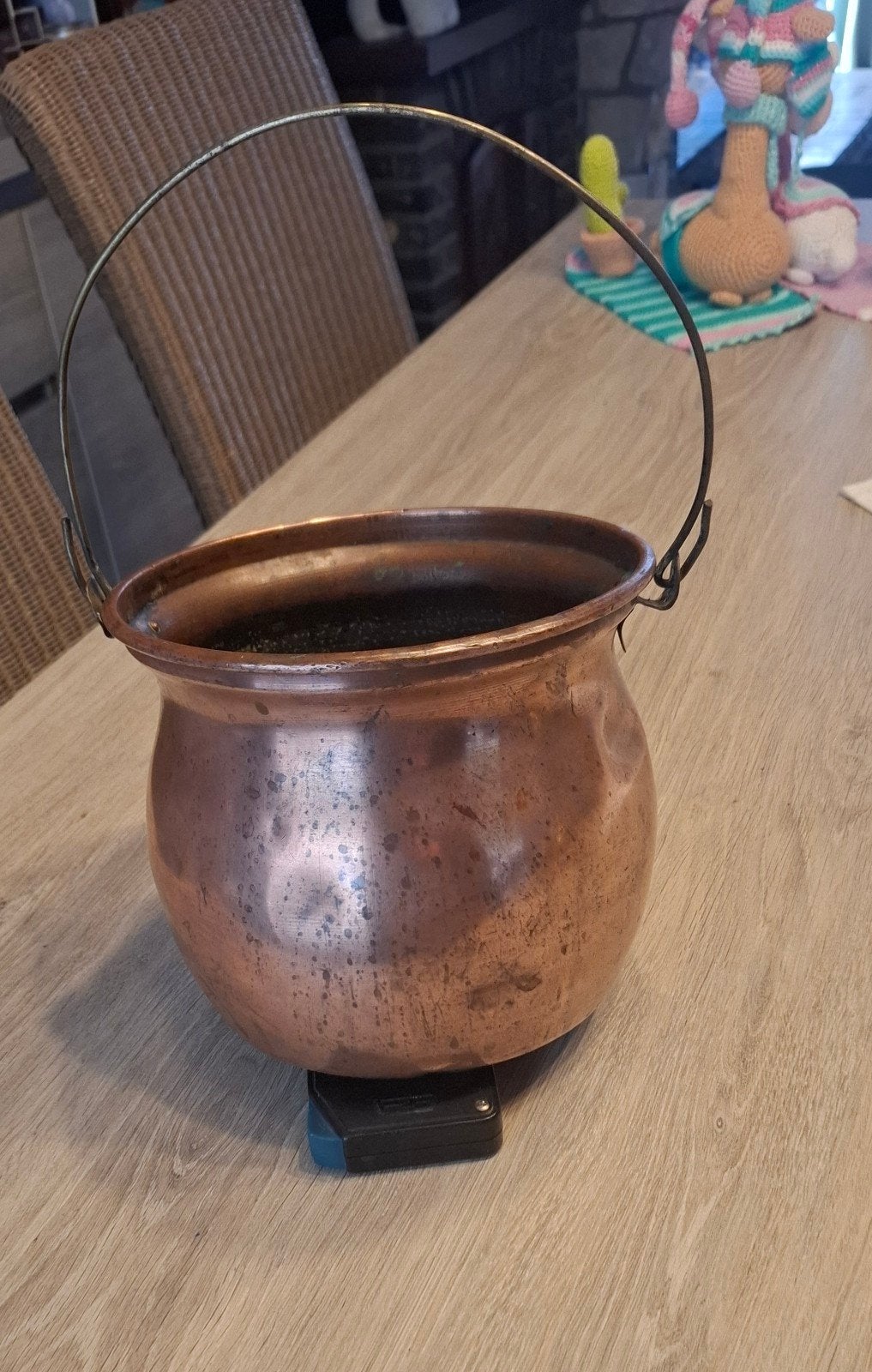 koperen pot, Antiek en Kunst, Ophalen