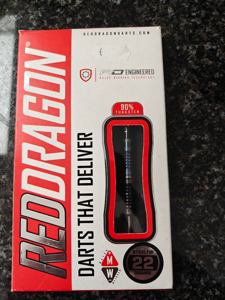 Red Dragon Delta V2 22 gram, Sport en Fitness, Ophalen of Verzenden, Zo goed als nieuw, Pijlen