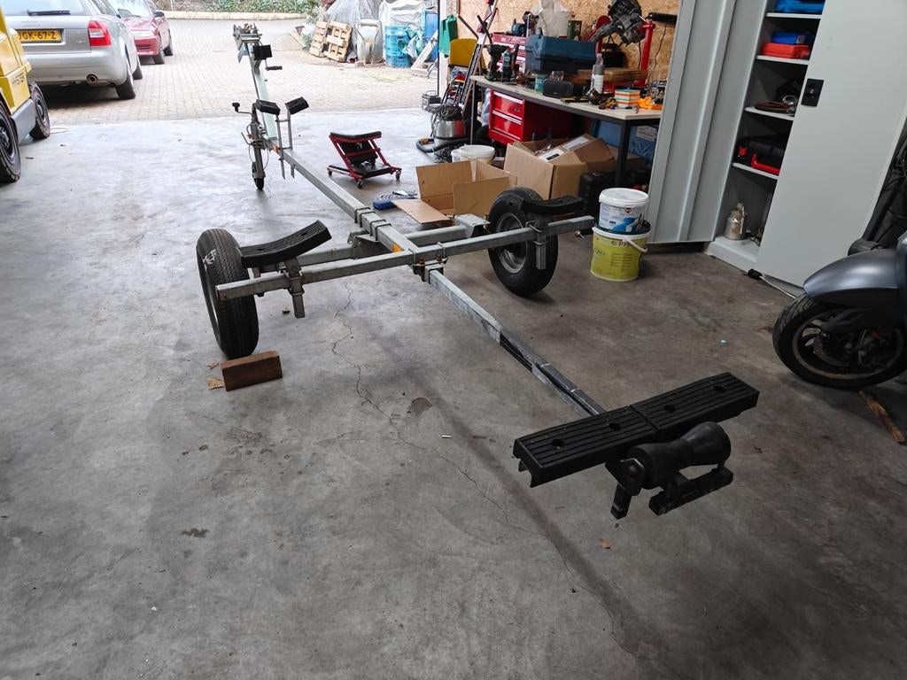 Boottrailer uitschuifbaar, Watersport en Boten, Boottrailers, Ophalen