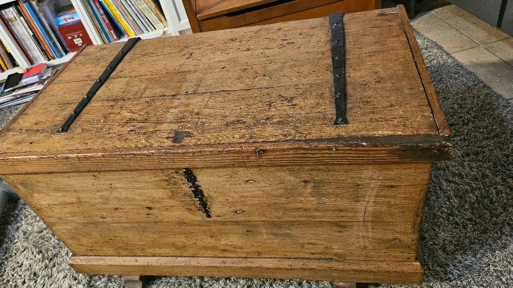 Coffre en bois, 50 à 100 cm, Enlèvement, Utilisé, 5 – 50