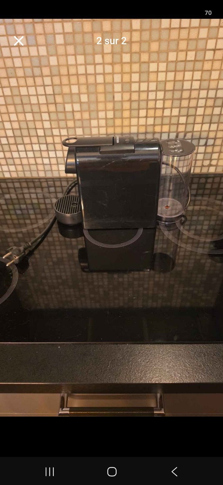Machine a cafe nespresso, Electroménager, Enlèvement