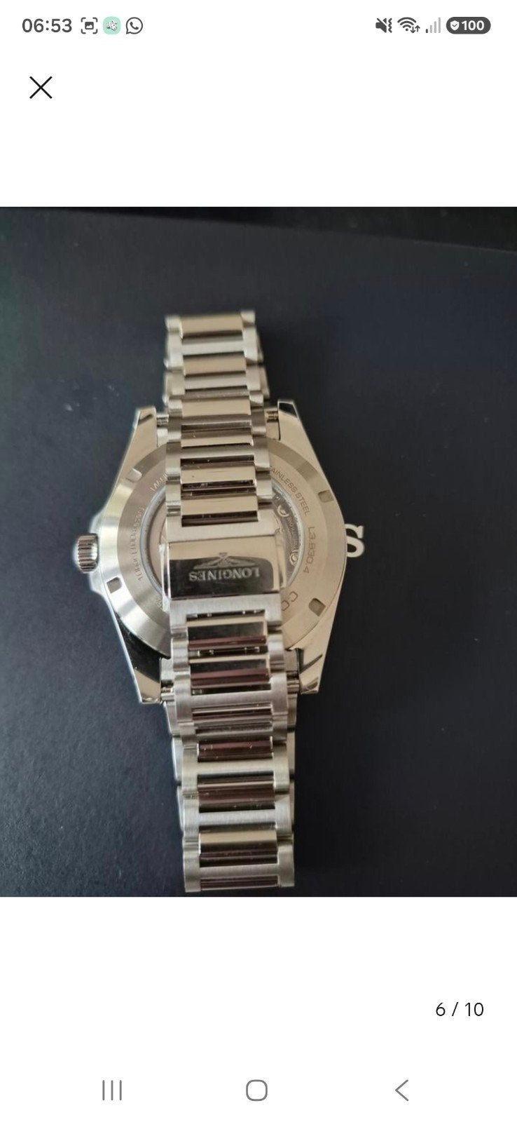 longines conquest 41mm nieuw, silver dial, Enlèvement ou Envoi, Neuf, Montre-bracelet