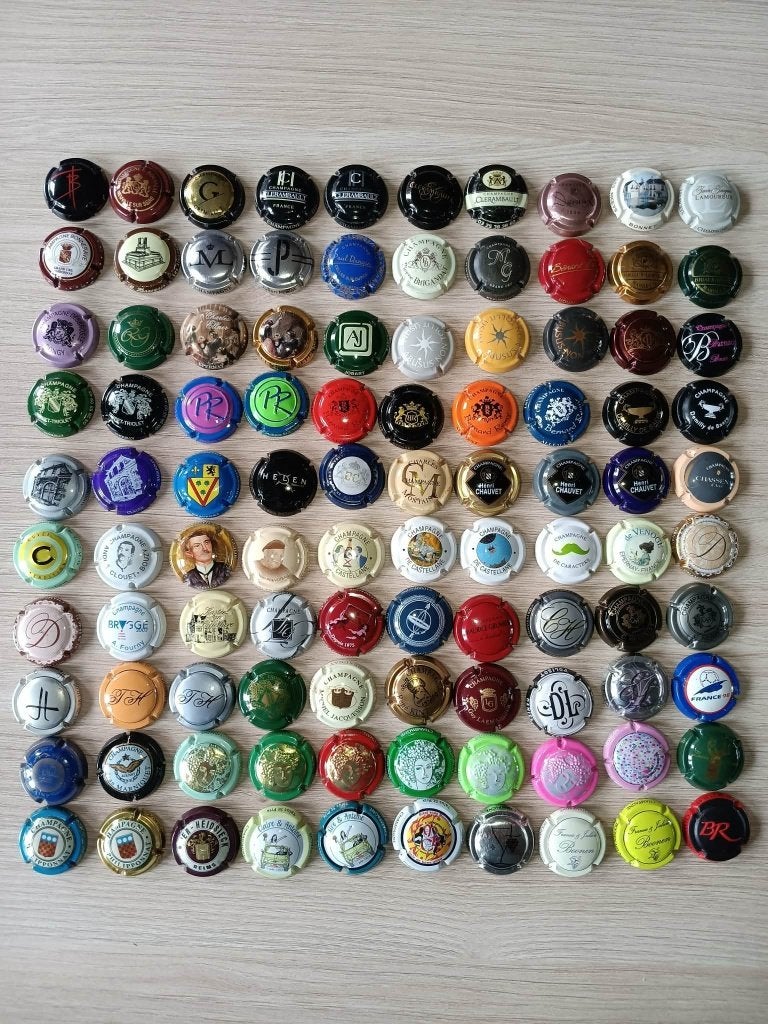 100 capsules de champagne, Enlèvement ou Envoi
