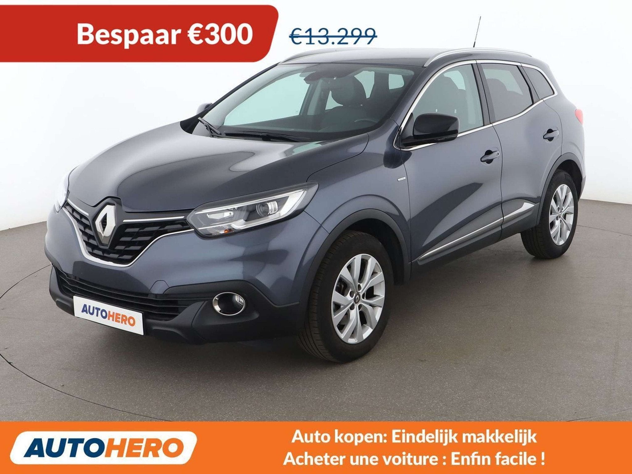 Renault Kadjar 1.3 TCe Limited (bj 2018), Auto's, Voorwielaandrijving, Start-stop-systeem, Gebruikt, 5 deurs