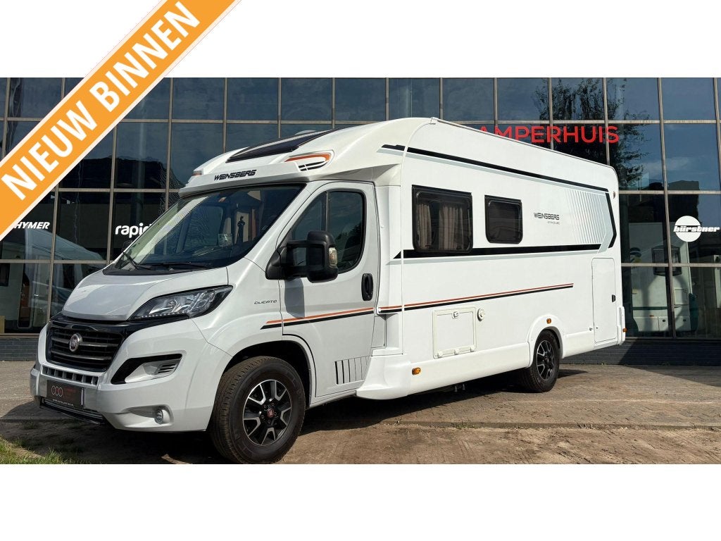 Weinsberg CaraSuite 700 MEG EnkeleBedden,Hefbed,Airco, Caravans en Kamperen, Mobilhomes, Weinsberg, Ringverwarming, 7 tot 8 meter