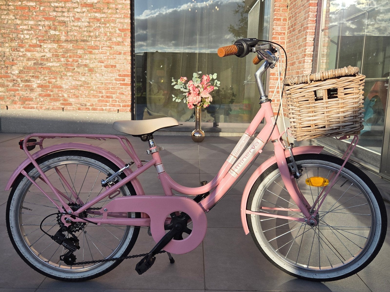 Mooie meisjesfiets van het merk Minerva 20" inch, Vélos & Vélomoteurs, Vitesses, 24 pouces, Minerva, Enlèvement