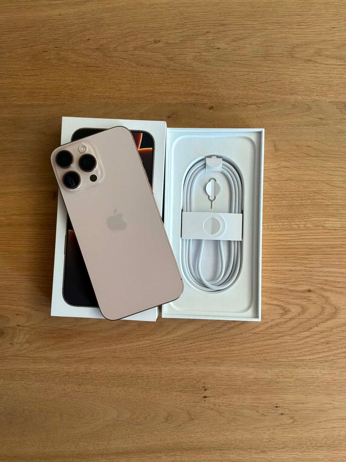 Iphone 16 pro max 256gb zoals nieuw, 256 GB, Or, IPhone 16 Pro Max, Comme neuf