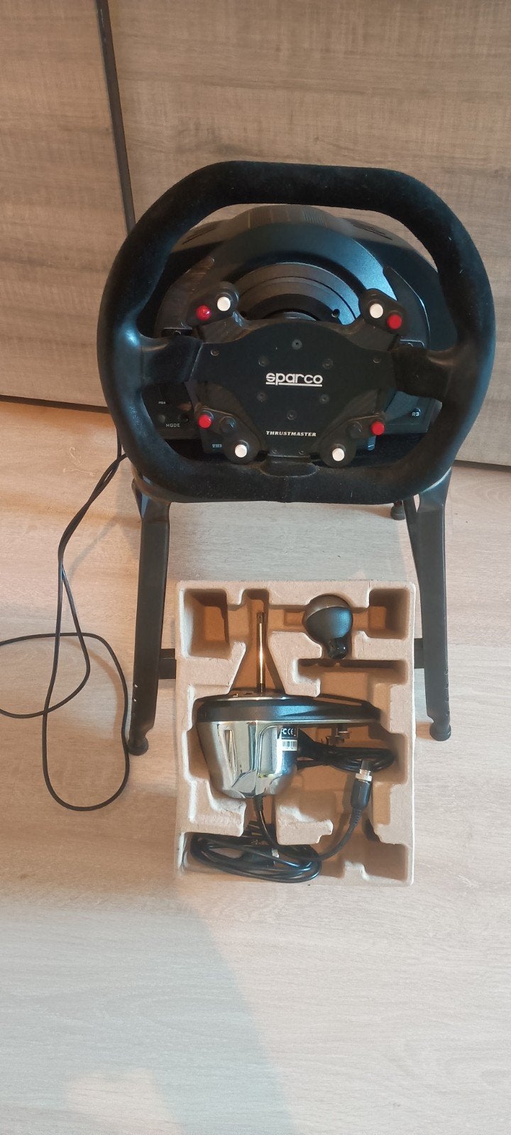 Thrustmaster T300RS + Sparco P310 stuurwiel en TH8A-shifter, Consoles de jeu & Jeux vidéo, Consoles de jeu | Sony Consoles | Accessoires
