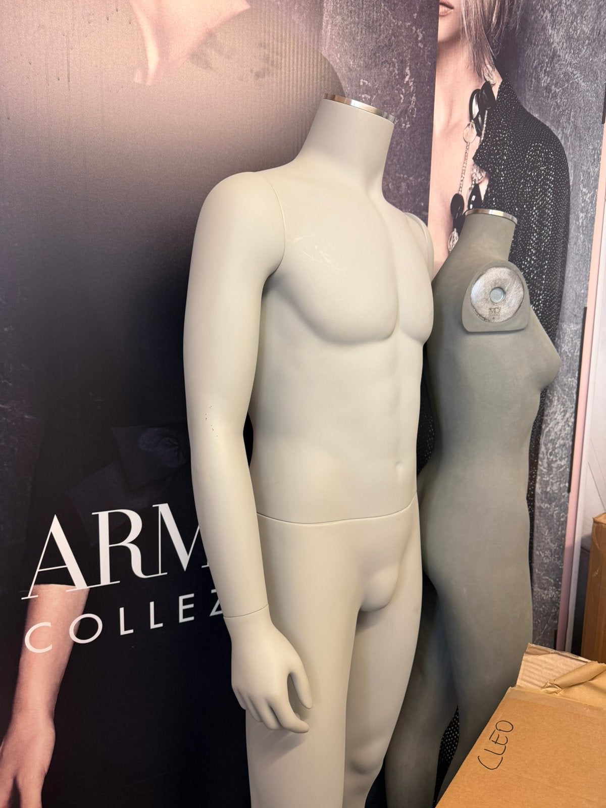 Gratis mannen mannequin, Enlèvement, Utilisé