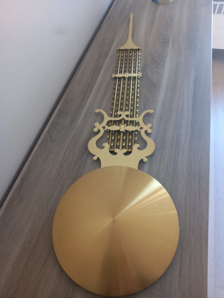 Staande klok, Ophalen