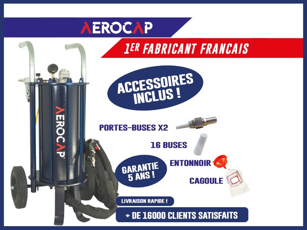 Aérogommeuse AEROCAP 1001 – Sableuse – Fabriquée en France, Enlèvement ou Envoi, Neuf, Autres types