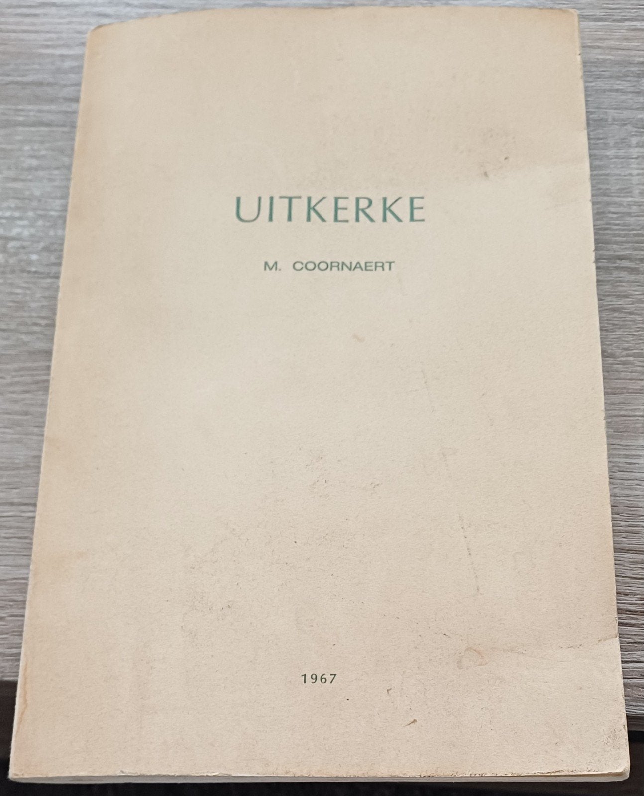 Uitkerke, Livres, Art & Culture | Photographie & Design, Enlèvement, Utilisé, M. Coornaert