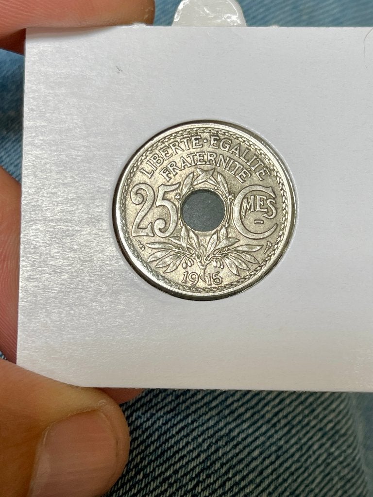 France 25 centimes 1915, Enlèvement, France, Monnaie en vrac