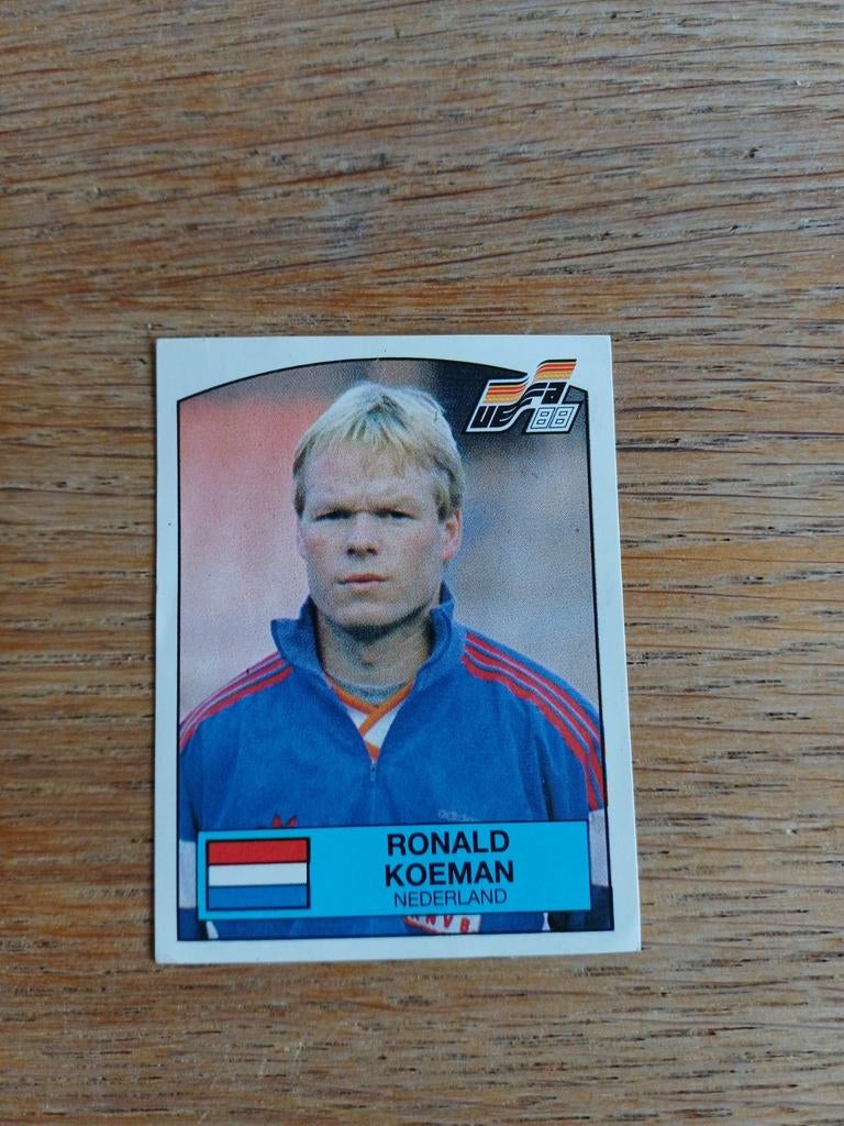 Panini Euro 88 Koeman Bingol versie, Ophalen of Verzenden
