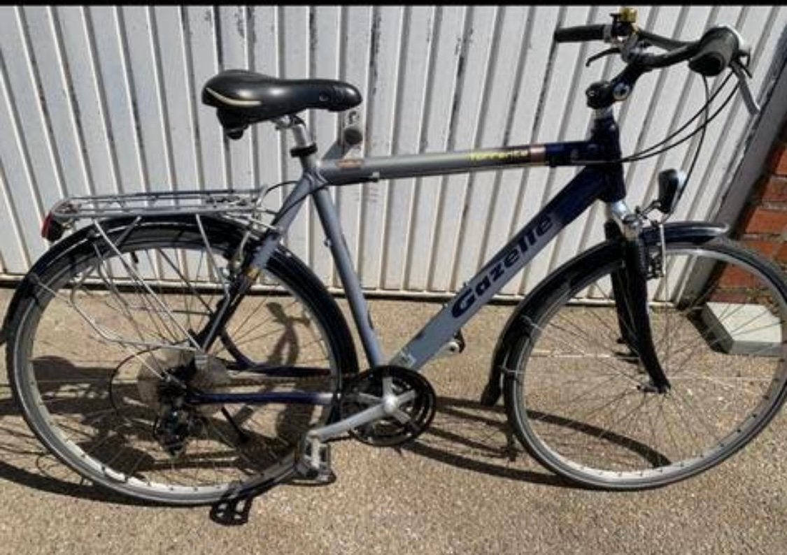 GAZELLE Herenfiets groete mat, Ophalen, Zo goed als nieuw, 28 inch, Gazelle