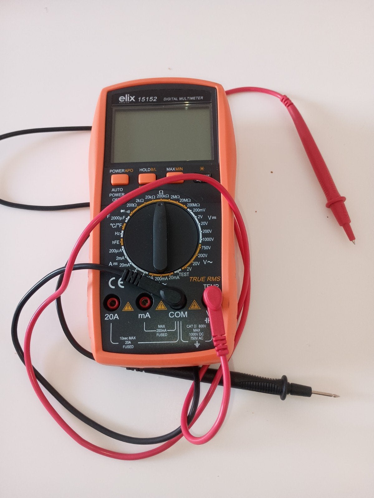 digital multimeter Elix 15152, Bricolage & Construction, Enlèvement ou Envoi, Comme neuf, Multimètre