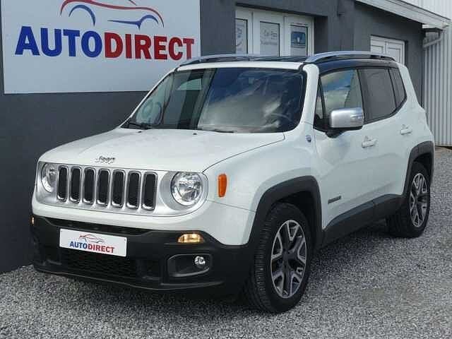 Jeep Renegade 1.4 Turbo 4x2 Limited Cuir, Navi, PDC, Jantes, Autos, Jeep, Achat, Entreprise, Boîte manuelle, Noir