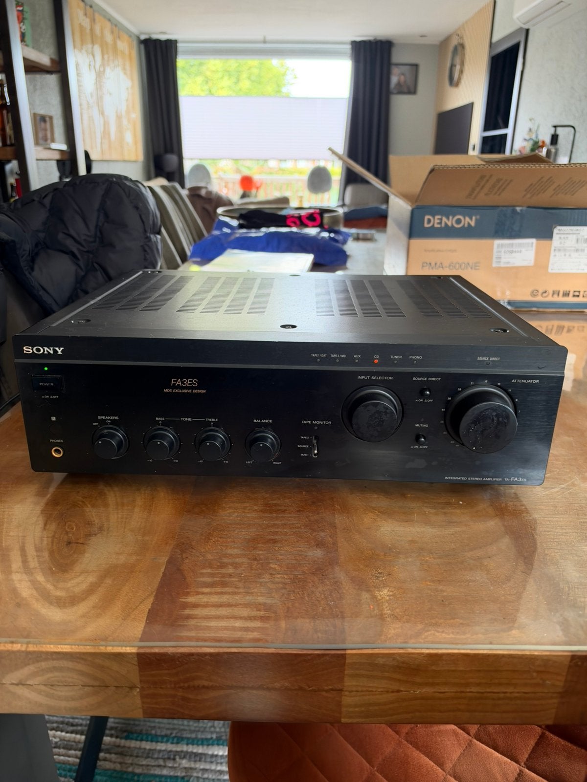 Sony TA-FA3ES Geïntegreerde Stereo ES Versterker, Ophalen of Verzenden, Zo goed als nieuw, Stereo, Sony