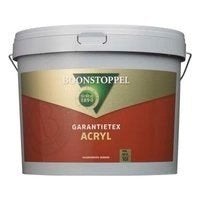Boonstoppel Garantietex Acryl - 10 Liter - Wit - Muurverf, Doe-het-zelf en Bouw, Ophalen of Verzenden, Nieuw, Wit, Verf
