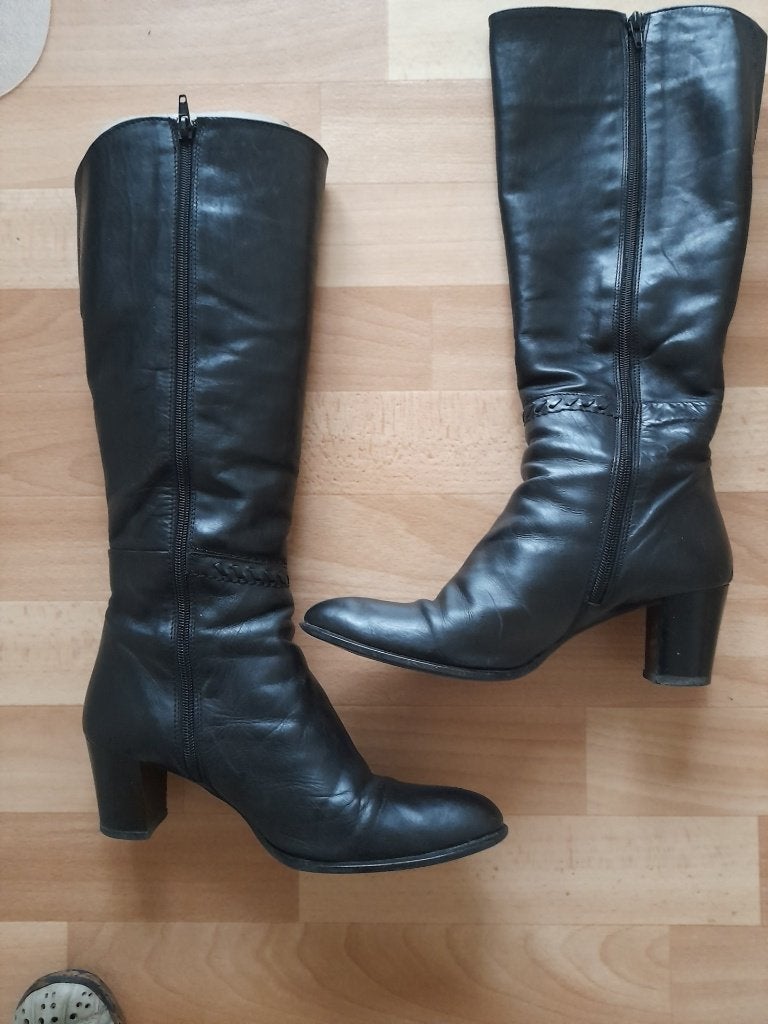 bottes hautes à talons noires, Vêtements | Femmes, Ca'Doro -Calzaturificio, Enlèvement ou Envoi, Comme neuf, Bottes hautes