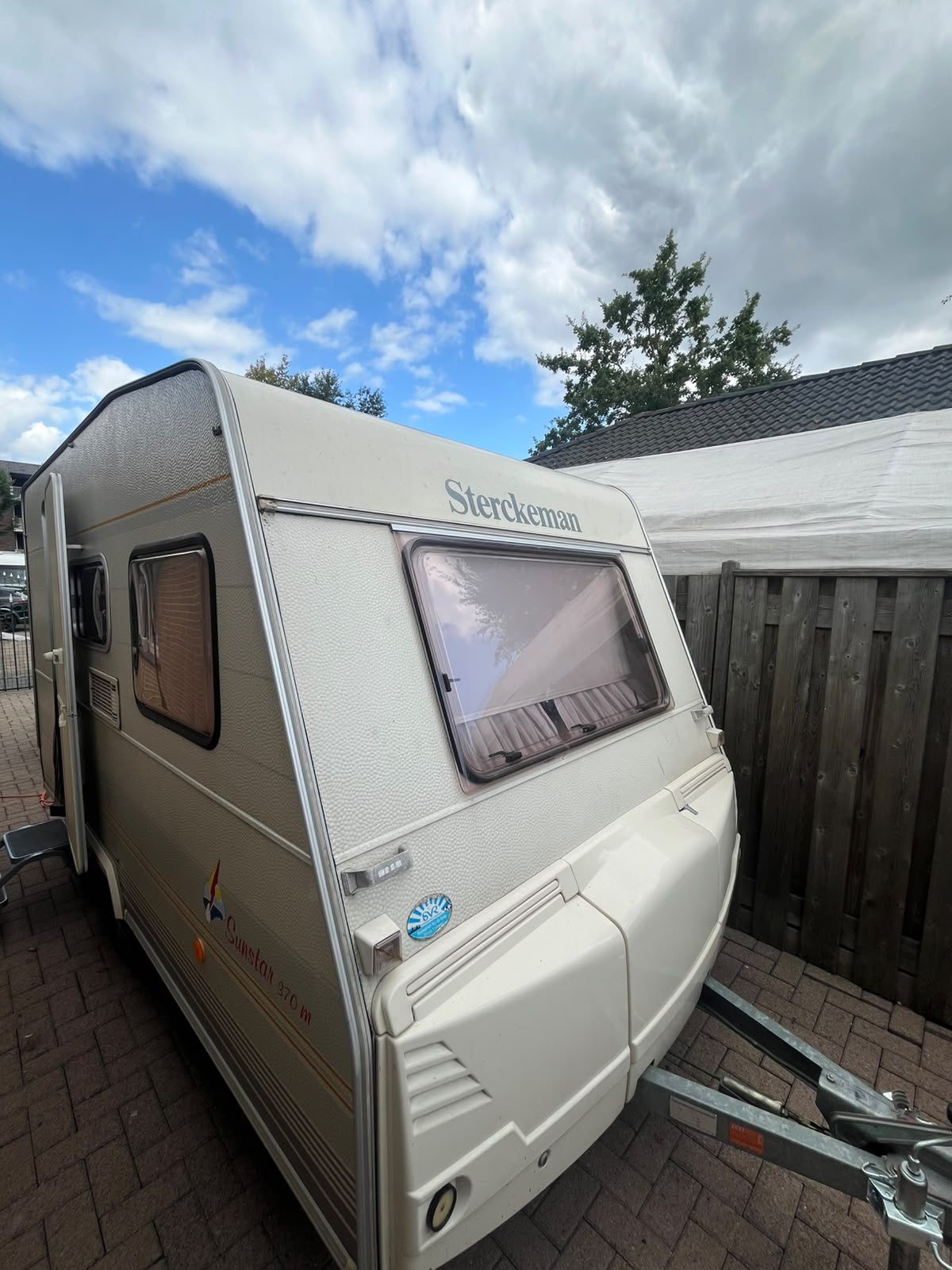 Nette Leuke sterckeman Kenteken vrij &stapelbed MTM750kg!, Caravans en Kamperen, Stapelbed, Sterckeman, Treinzit, 4 tot 5 meter