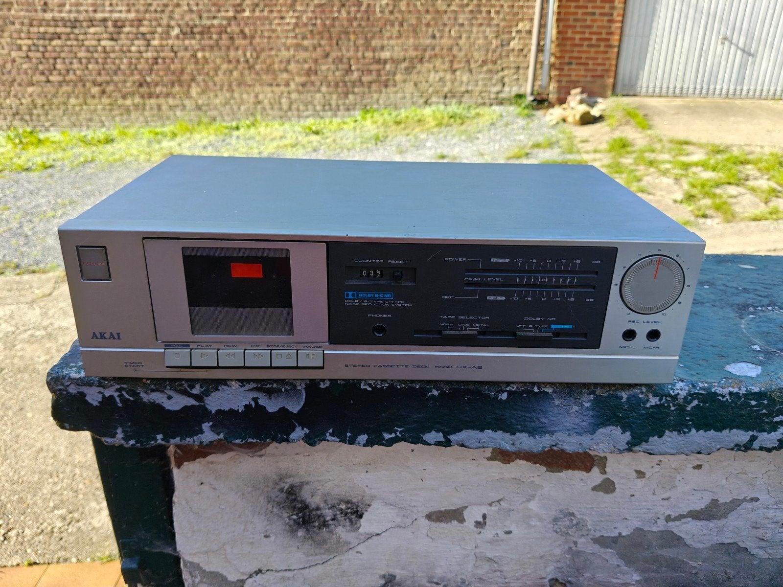 Akai HX-A2, Audio, Tv en Foto, Ophalen of Verzenden, Enkel, Akai, Tape counter
