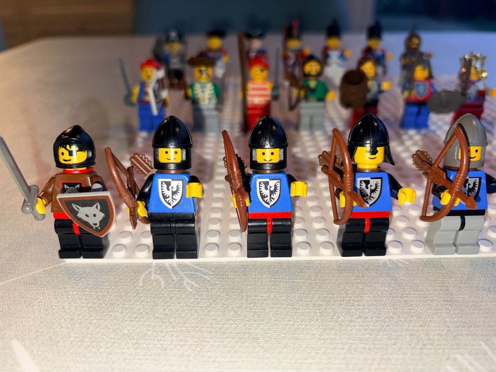Lego figuren thema ridders, piraten, forestman, Black Falcon, Kinderen en Baby's, Lego, Ophalen of Verzenden, Zo goed als nieuw