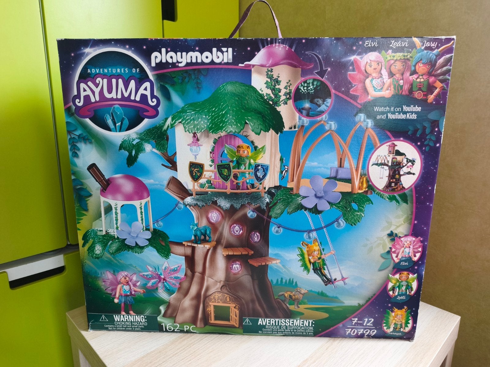 boomhut Ayuma Playmobil, Ophalen
